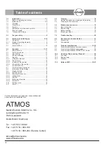 Preview for 2 page of Atmos E 201 Thorax Operating Instructions Manual