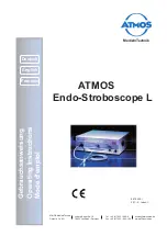 Atmos Endo-Stroboscope L Operating Instructions Manual предпросмотр