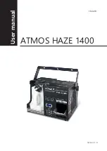 Preview for 1 page of Atmos HAZE 1400 User Manual