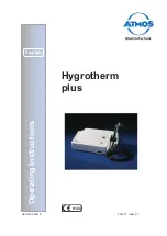 Atmos Hygrotherm Plus Operating Instructions Manual preview