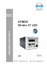 Preview for 1 page of Atmos Strobo 21 LED Operating Instructions Manual