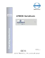 Preview for 1 page of Atmos Variotherm Operating Instructions Manual