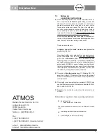 Preview for 3 page of Atmos Variotherm Operating Instructions Manual