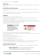 Предварительный просмотр 2 страницы AtmosAir AtmosSmart Installation, Operation And Maintenance Manual