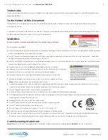 Preview for 2 page of AtmosAir Matterhorn 1000 Series Installation, Operation And Maintenance Manual