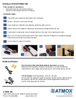 Preview for 2 page of ATMOX 01-360-100 Quick Start Manual