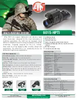 ATN 6015-HPTI Specification preview