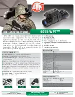 ATN 6015-WPT Specification предпросмотр