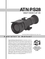 ATN ATN PS28 Operator'S Manual preview