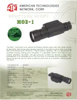 Preview for 1 page of ATN MO2-1 Specifications