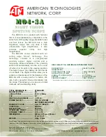 Preview for 1 page of ATN MO4-3A Specifications