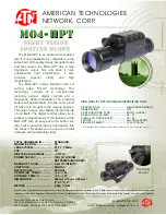 ATN MO4-HPT Specifications preview