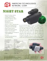 ATN Night Star Specifications preview