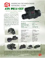 Предварительный просмотр 1 страницы ATN PS14-CGT Specifications