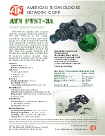 Предварительный просмотр 1 страницы ATN PVS7-3A Specifications