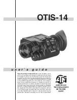 ATN Thermal Vision Monocular OTIS-14 User Manual preview