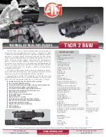 ATN ThOR 2 B&W Specification preview