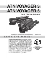 ATN VOYAGER 3 Operator'S Manual preview