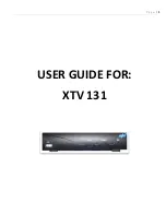 ATN XTV 131 User Manual preview