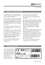 Предварительный просмотр 9 страницы ato form CareWell MobiCare User Manual