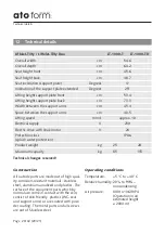 Preview for 20 page of ato form Liftolet-Tilty User Manual