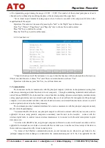 Preview for 29 page of ATO ATO-PLR-CH48 User Manual