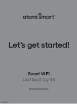 atomi smart LED Spot Lights Quick Start Manual preview