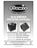 Atomic ACLR-AC Owner'S Manual preview