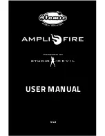 Atomic AmpliFire User Manual предпросмотр