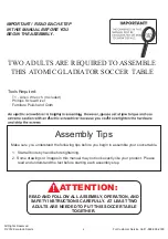 Preview for 2 page of Atomic G01889W Instruction Manual