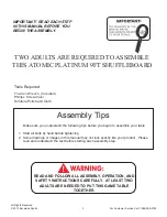 Предварительный просмотр 2 страницы Atomic M01702AD Instruction Manual