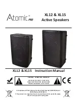 Предварительный просмотр 1 страницы Atomic Pro XL12 Instruction Manual