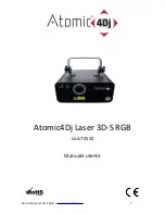 ATOMIC4DJ Laser 3D-S RGB User Manual предпросмотр