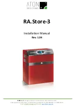 Предварительный просмотр 1 страницы ATON RA.Store-3 Installation Manual