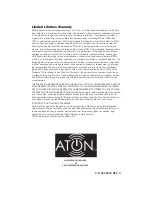 Preview for 20 page of ATON Storm A53W User Manual