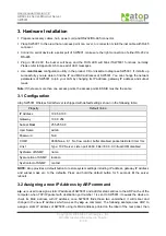 Preview for 9 page of Atop ABLELink SW5001 User Manual