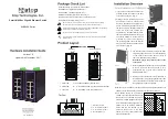 Preview for 1 page of Atop EHG2408 Series Hardware Installation Manual