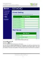 Предварительный просмотр 45 страницы Atop SE5404D Series User Manual