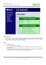 Предварительный просмотр 90 страницы Atop SE5404D Series User Manual