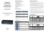 Atop SE5916 Hardware Installation Manual preview