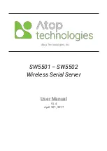 Preview for 1 page of Atop SW5501 User Manual