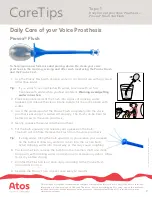 Preview for 2 page of Atos Medical PROVOX Brush Care Tips