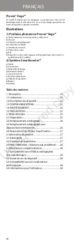 Предварительный просмотр 24 страницы Atos Medical PROVOX Vega Instructions For Use Manual