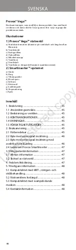 Предварительный просмотр 44 страницы Atos Medical PROVOX Vega Instructions For Use Manual