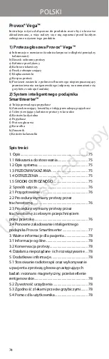 Предварительный просмотр 74 страницы Atos Medical PROVOX Vega Instructions For Use Manual