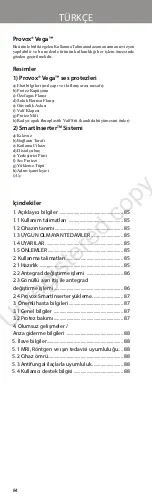 Предварительный просмотр 84 страницы Atos Medical PROVOX Vega Instructions For Use Manual