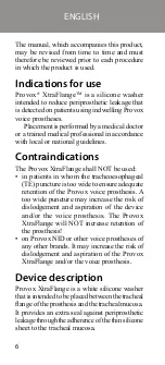 Предварительный просмотр 6 страницы Atos Medical Provox XtraFlange Manual