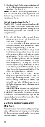 Preview for 50 page of Atos Medical THERABITE ActiveBand Instructions For Use Manual