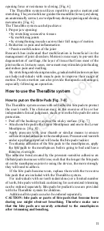 Предварительный просмотр 11 страницы Atos Medical TheraBite JAW MOTION REHABILITATION SYSTEM Instructions For Use Manual