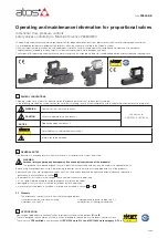 Предварительный просмотр 1 страницы Atos DLHZO-TES-SN-BC-140-T71 Operating And Maintenance Instructions Manual